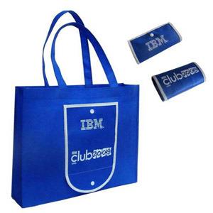Nonwoven Foldable Eco gyfeillgar y gellir eu hailddefnyddio siopa groser Bag gyda cwdyn Zippered